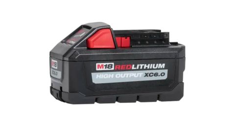 Milwaukee M18 18-Volt Lithium-Ion 6.0Ah Battery, 2-Pack