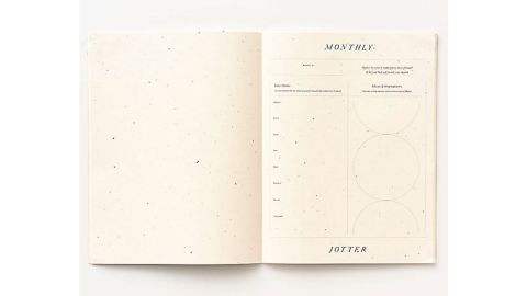 Minimal Monthly Jotter