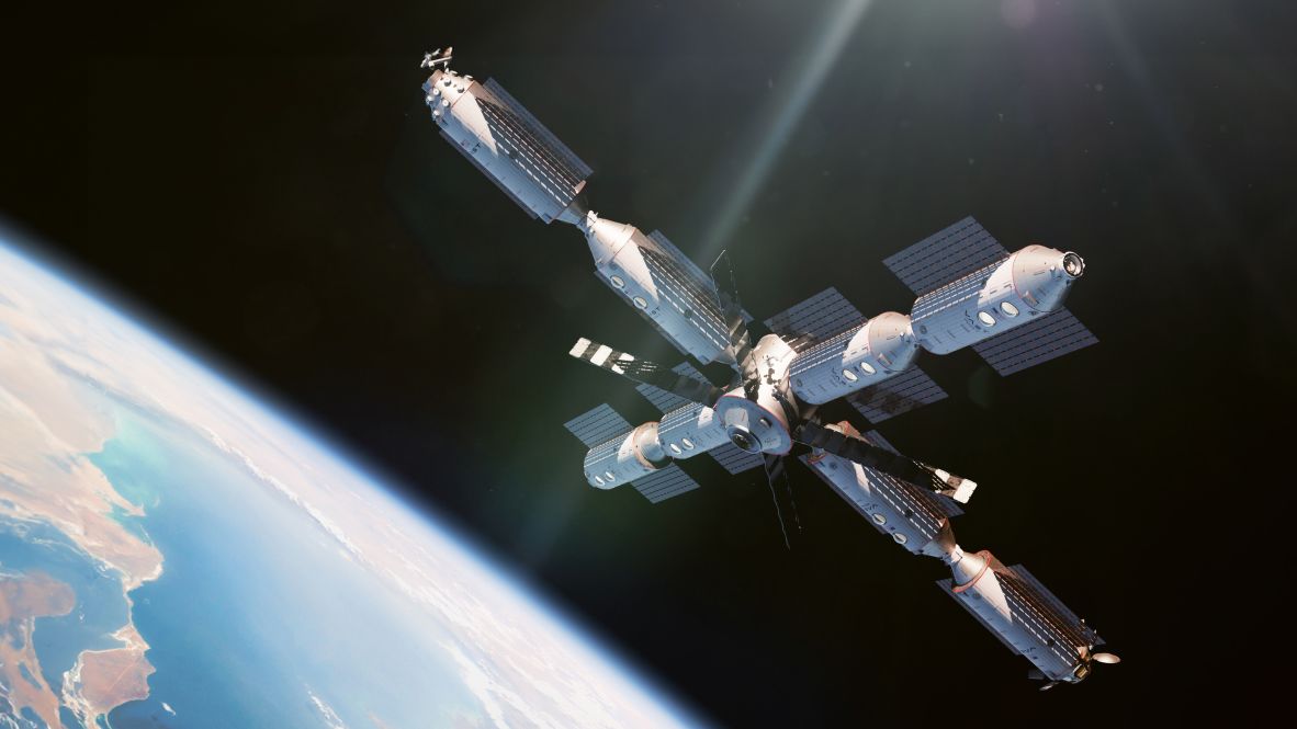 Vast will participate in NASA’s competition for an ISS successor. This is an artist impression of one of the modules of this hypothetical, multi-module station, currently called Haven-2. Under current plans, Haven-2 would have nine modules, and future versions might even include microgravity, according to Vast.