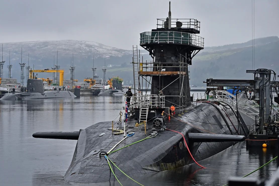 Los misiles nucleares de Gran Bretaña se transportan en su flota de cuatro submarinos de misiles balísticos