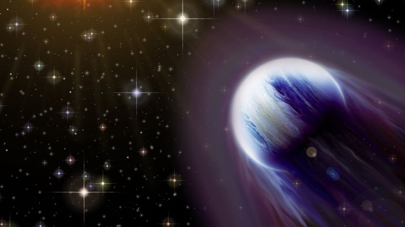 O estudo descobre que o planeta alienígena gigante tem a densidade de um algodão doce fofo