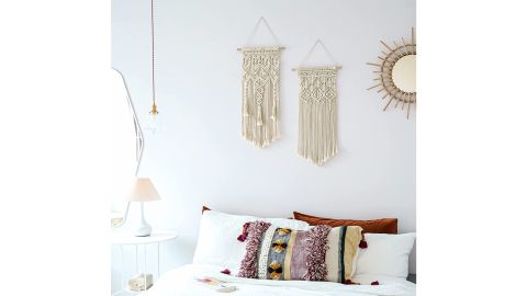 Mkono 2 Piece Macrame Woven Wall Hanging