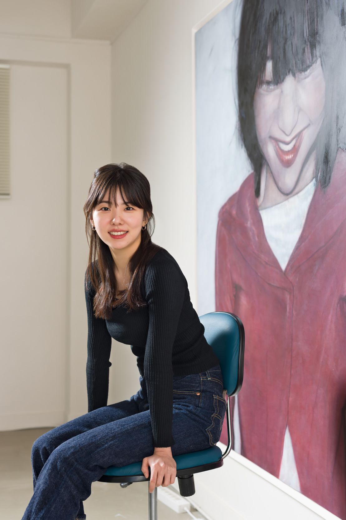 A photograph of South Korean artist Moka Lee.