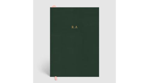 Monogram Leather Notebook