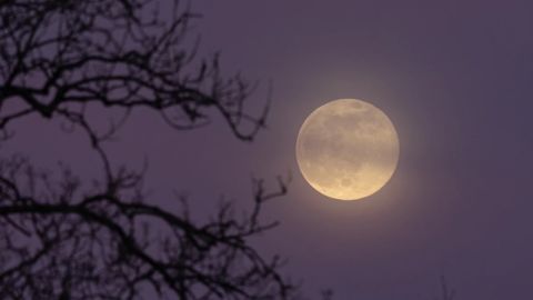 La luna llena de abril es una microluna, que ocurre cuando la luna se acerca a su punto más alejado de la Tierra. De igual manera, la luna llena de febrero de 2023, vista en Somerset, Inglaterra, se vio más pequeña de lo habitual.