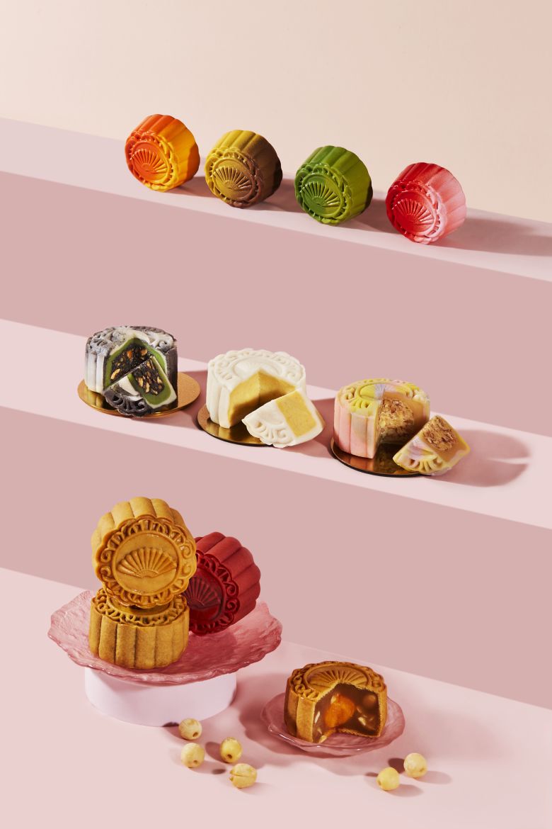 Each year, Mandarin Oriental Kuala Lumpur produces “tens of thousands” of mooncakes, says Saban Cavlak, the hotel's executive pastry chef. This year's flavors range from Dubai chocolate, to durian, to traditional lotus seed paste.