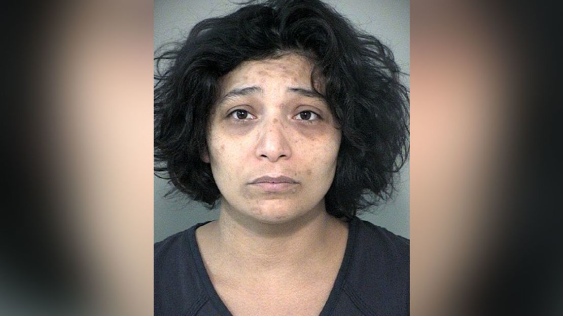A booking photo of Genesse Ivonne Moreno