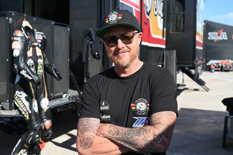 Roland Sands is steeped in US motorbike history.