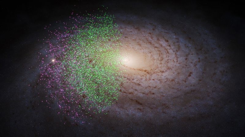 Най-ранните градивни елементи на Млечния път, открити близо до неговото галактическо сърце