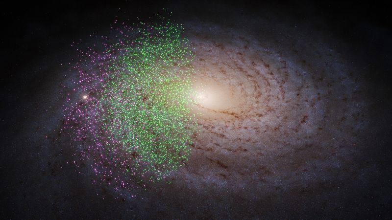 Two ancient stellar streams that helped build the early Milky Way Galaxy have been found