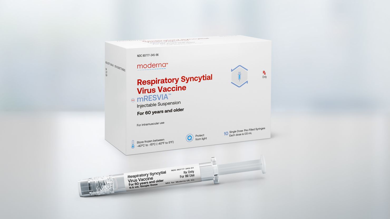 The FDA approved Moderna's RSV vaccine for adults 60 and older.