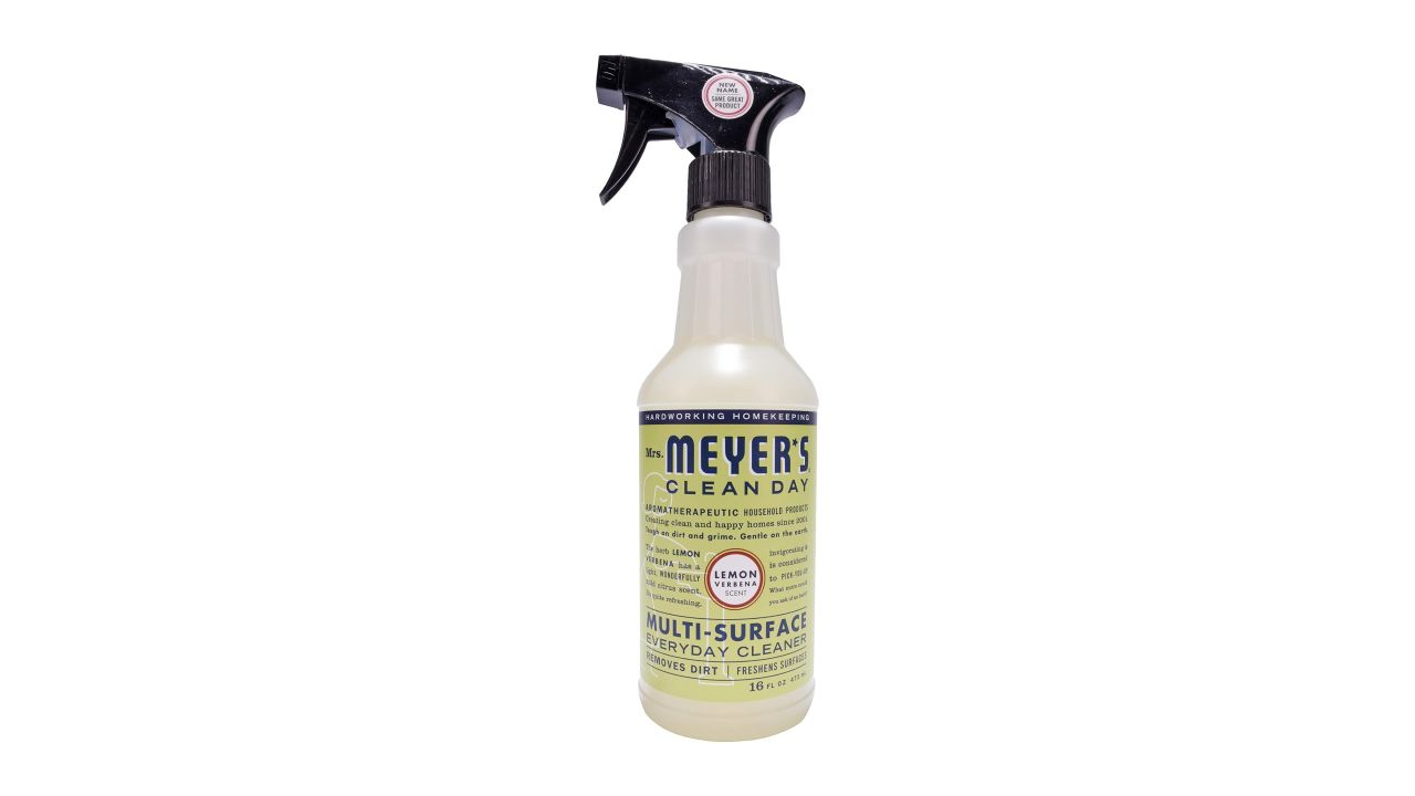 Mrs. Meyers Clean Day All-Purpose Cleaner Spray  in green packaging 