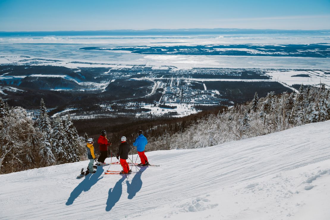 Less than an hour north of charming Quebec City, Mont-Sainte-Anne sees an average of 209 inches of natural snowfall a year.