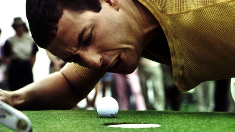 HAPPY GILMORE, Adam Sandler, 1996, golf ball