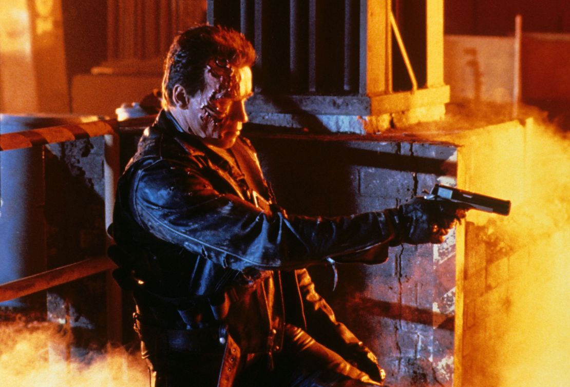 Arnold Schwarzenegger in 1991's "Terminator 2: Judgement Day."