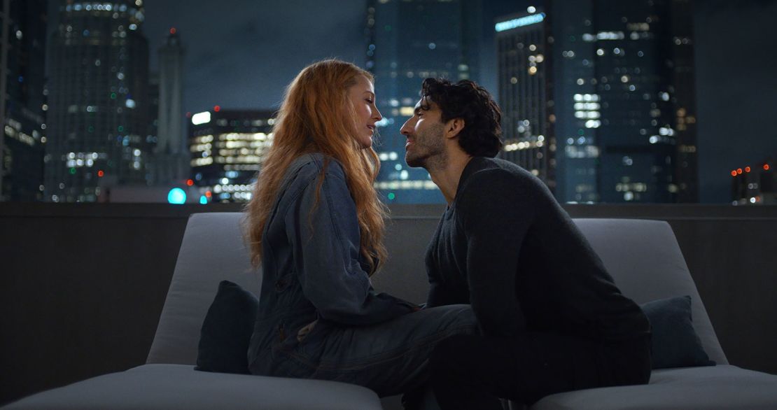 Blake Lively and Justin Baldoni in a scene from 