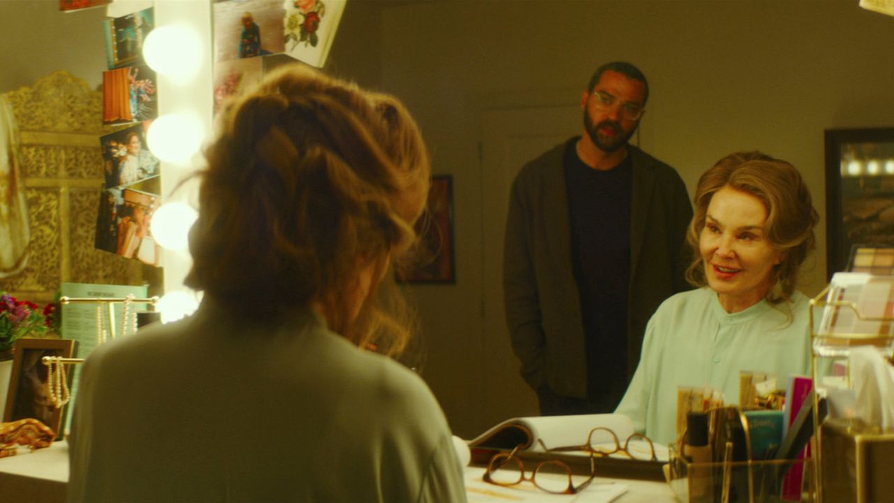 Jessica Lange and Jesse Williams in HBO's "The Great Lillian Hall."
