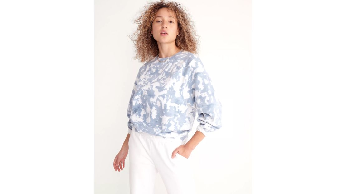 Madewell MWL Tie-Dye Oversized Raglan Sweatshirt