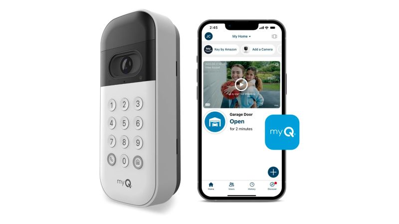 MyQ Smart Garage Video Keypad Review | CNN Underscored