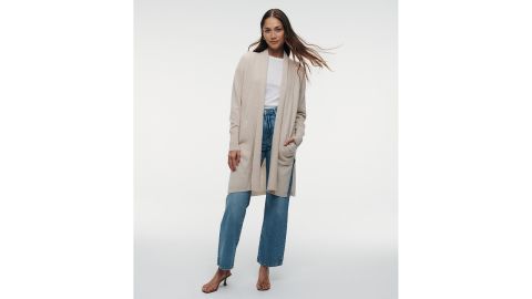 Naadam Cashmere Duster Cardigan