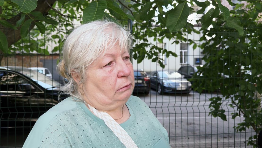 Nadiya Voitsehivkya's brother-in-law was injured in the Russian attack on Kyiv on Thursday. She said he was taken to the hospital with cuts and broken ribs after getting crushed by debris.
