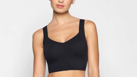 Naked Deep V Tank Bra