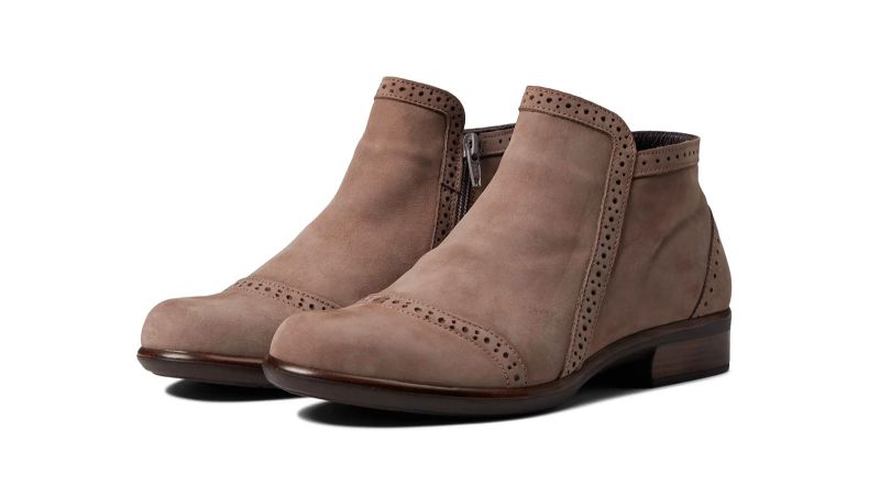 Comfortable low heel clearance booties