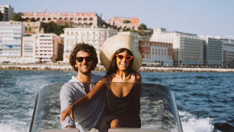 ‘You look hot,’ she told the Italian stranger. For both of them, it was love at first sight