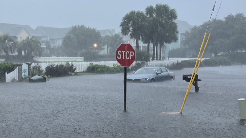 A once-in-1,000 year rainfall event from an unnamed storm is flooding homes and forcing rescues in North Carolina | CNN