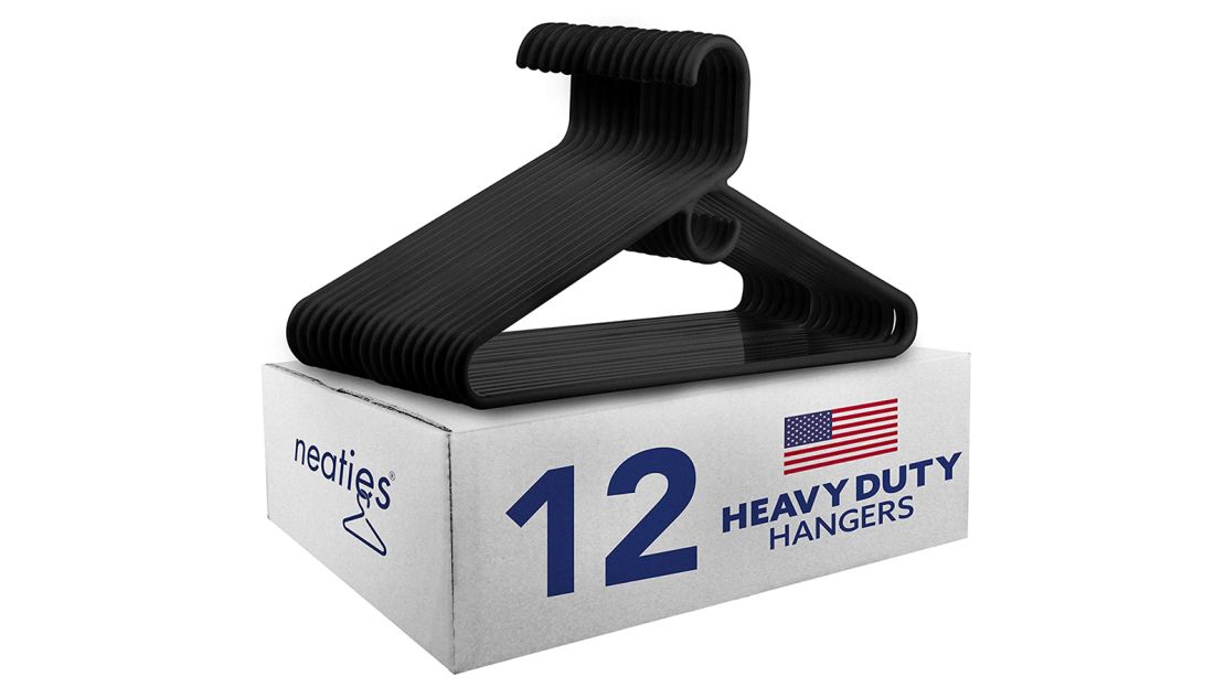 Neaties Heavy Duty Plastic Hangers, 12-Pack