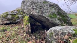 Neolithic passage grave at Karleby in Falbygden, Sweden.