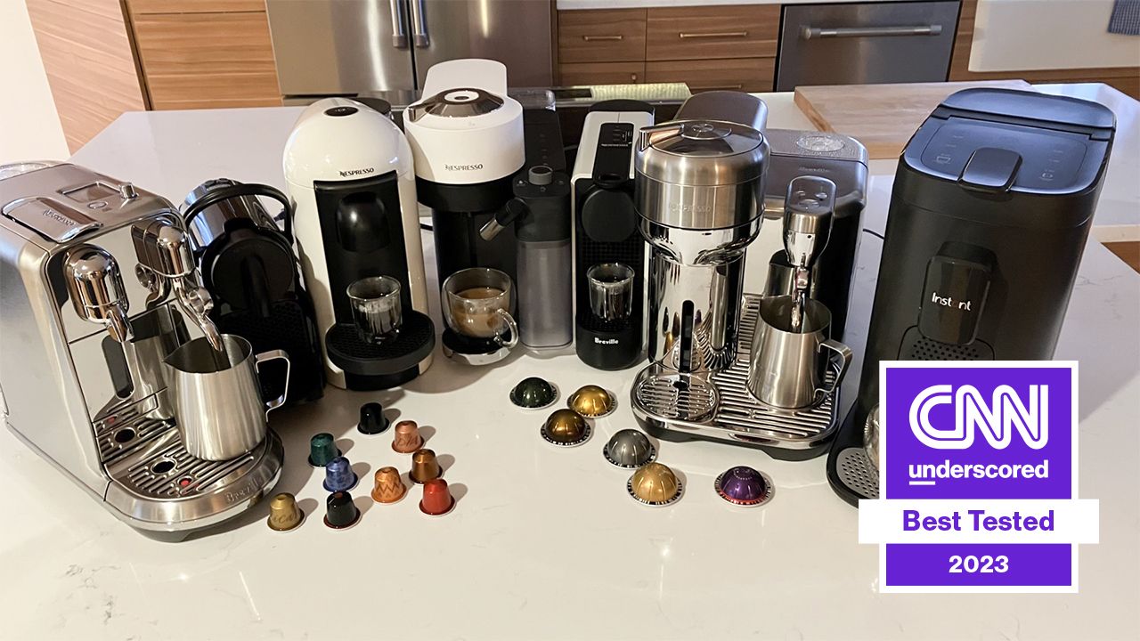 Vertuo Pop Deluxe Titan Nespresso Coffee Machine