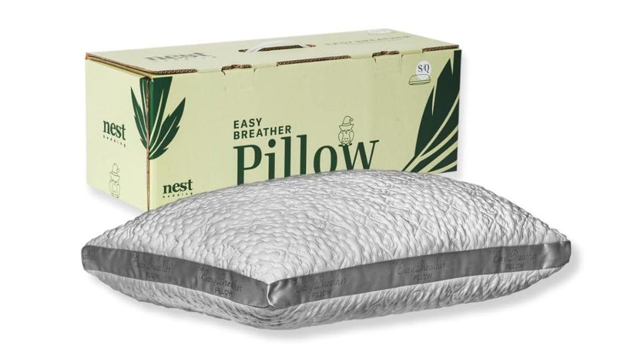 nest bedding easy breather standard pillow with box