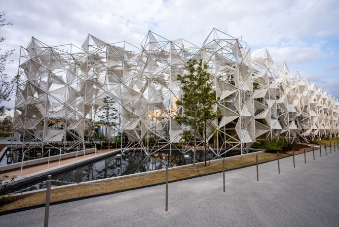 The <a href="https://www.expovisitors.expo2025.or.jp/pavilions/9a6d709c-a2dd-4e2d-9032-0117de7cf96d" target="_blank">Women’s Pavilion</a>, a collaborative exhibition with Cartier that celebrates the contributions of women to society, repurposes the façade from the Japan Pavilion at Expo 2020 Dubai. Designed by Japanese architect <a href="https://www.yukonagayama.co.jp/works/104-2/" target="_blank">Yuko Nagayama</a>, it’s one of the <a href="https://www.archdaily.com/1029501/expo-2025-osaka-womens-pavilion-in-collaboration-with-cartier-yuko-nagayama-and-associates" target="_blank">first times</a> part of a pavilion has been reused in consecutive Expos.