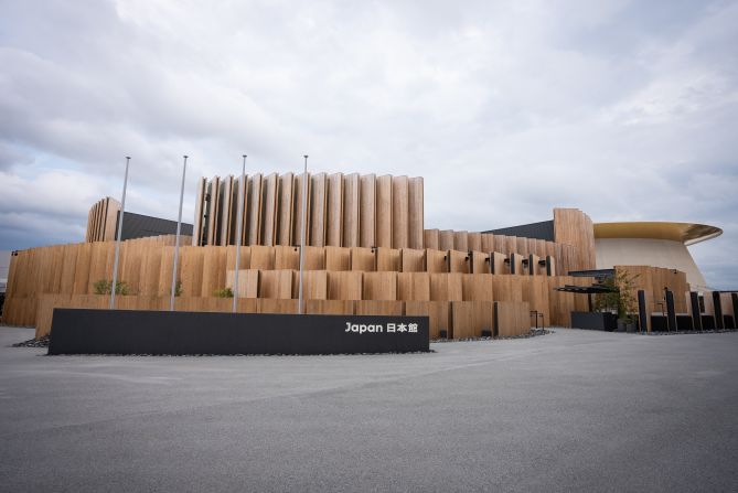 Exemplifying many of the expo’s architectural motifs, including circularity, sustainability and craftsmanship, the <a href="https://www.expovisitors.expo2025.or.jp/pavilions/aca8f690-67b2-40f8-9877-0d73498e723a" target="_blank">Japan Pavilion</a> is made from cross-laminated timber planks that can be <a href="https://2025-japan-pavilion.go.jp/en/overview/#architecture" target="_blank">reused</a> in other building projects. The tall, thin panels are angled to integrate natural light and shade, <a href="https://www.archdaily.com/1028817/osaka-expo-2025-japan-pavilion-nikken-sekkei" target="_blank">blurring the boundaries</a> of indoor and outdoor spaces.