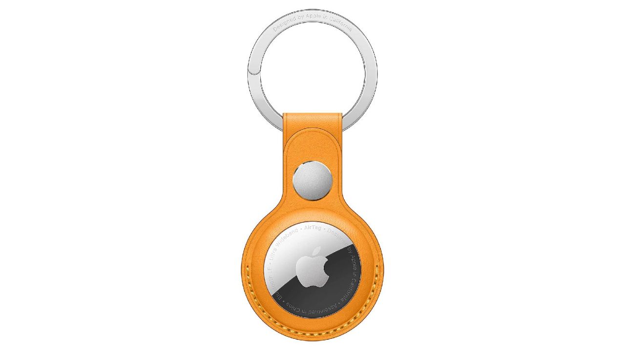 Apple AirTag Leather Keyring Product Card cnnu