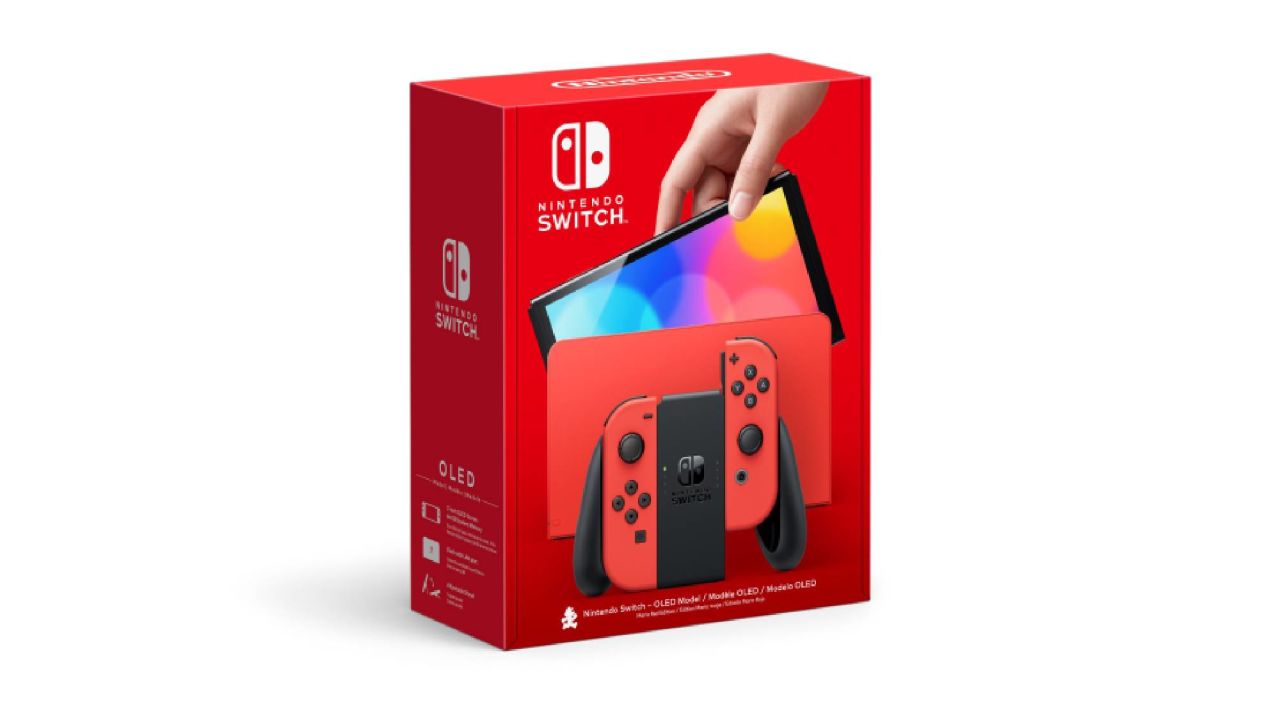A new Nintendo Switch – OLED Model: Mario Red Edition System