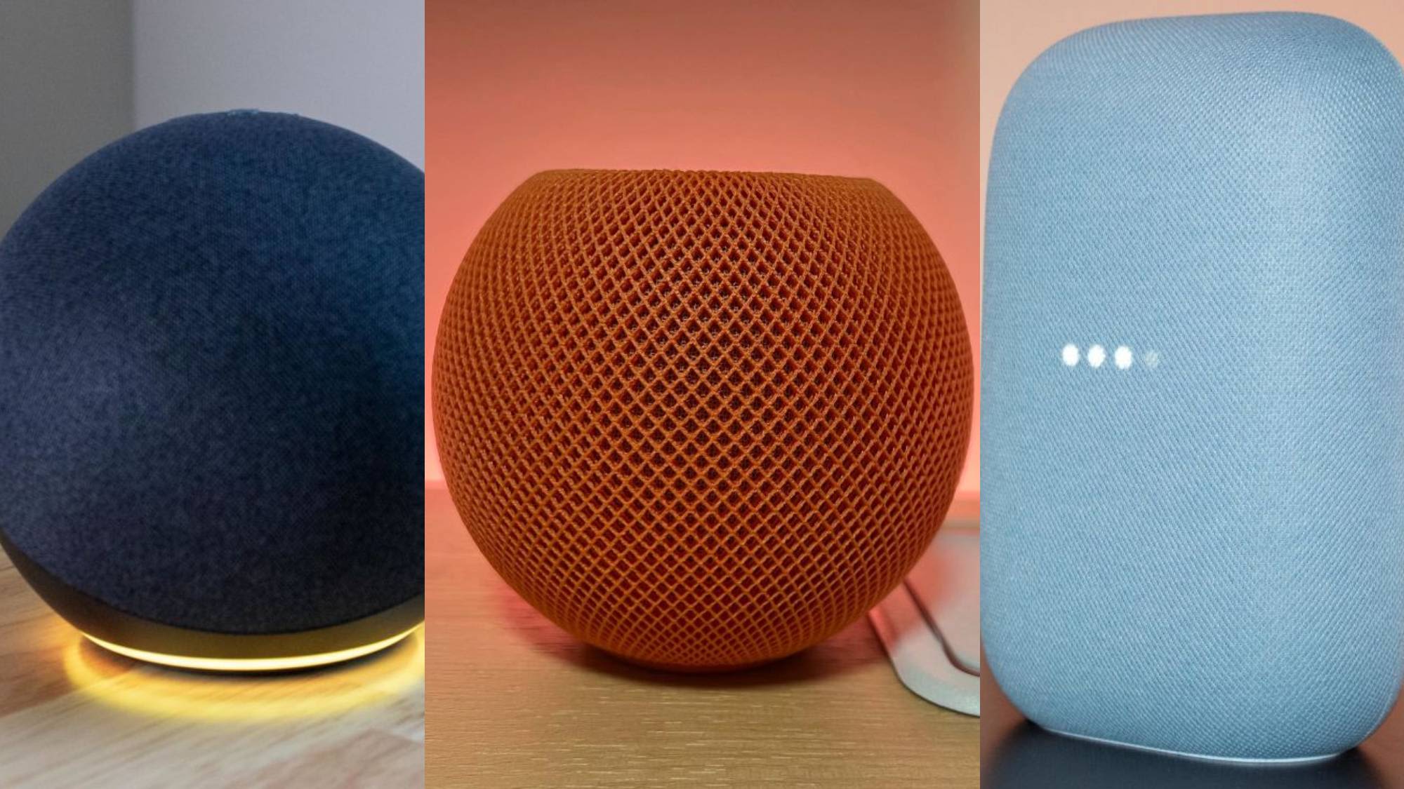 Amazon Echo contre HomePod Mini contre Nest Audio