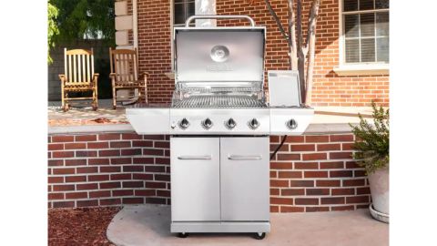 Nexrill 4-Burner Propane Gas Grill with Side Burner