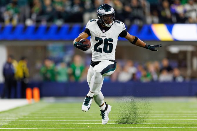 Philadelphia Eagles running back <a href=