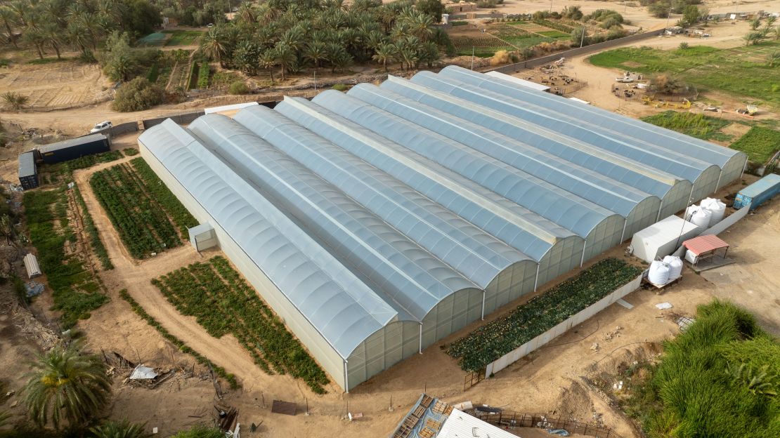 A prototype farm in Bada, Saudi Arabia, uses SecondSky in polyethylene greenhouse covers manufactured by SABIC. The company says its TRUCIRCLE polyethylene can be recycled.