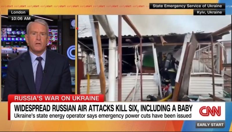 Rescue crews battle flames, search for bodies after Russian strikes on Ukraine Rescue crews battle flames, search for bodies after Russian strikes on Ukraine