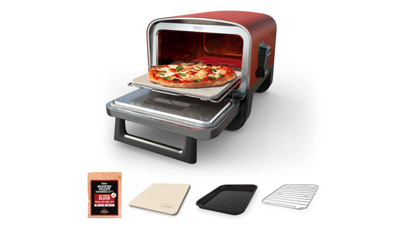 Ninja Woodfire 8-in-1 Outdoor Oven with Pizza Peel - 21187320