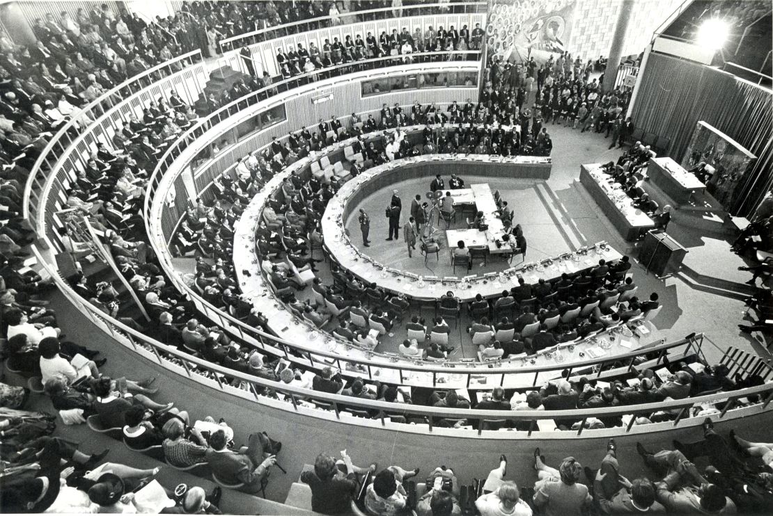 In 1969, Africa Hall hosted the ninth session of the ECA.