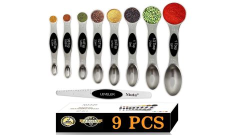 Niuta 9 Pack Chef Magnetic Measuring Spoons Set