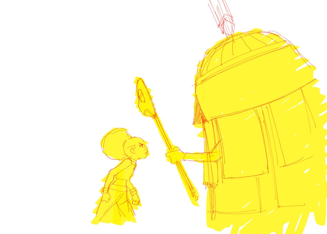 A sketch that resembles characters from “Iyanu: Child of Wonder,” a forthcoming animation series to be aired by Max. A sketch that resembles characters from “Iyanu: Child of Wonder,” a forthcoming animation series to be aired by Max.