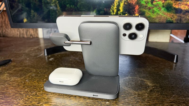 Nomad Stand One Max 3 in 1 MagSafe charger review CNN Underscored