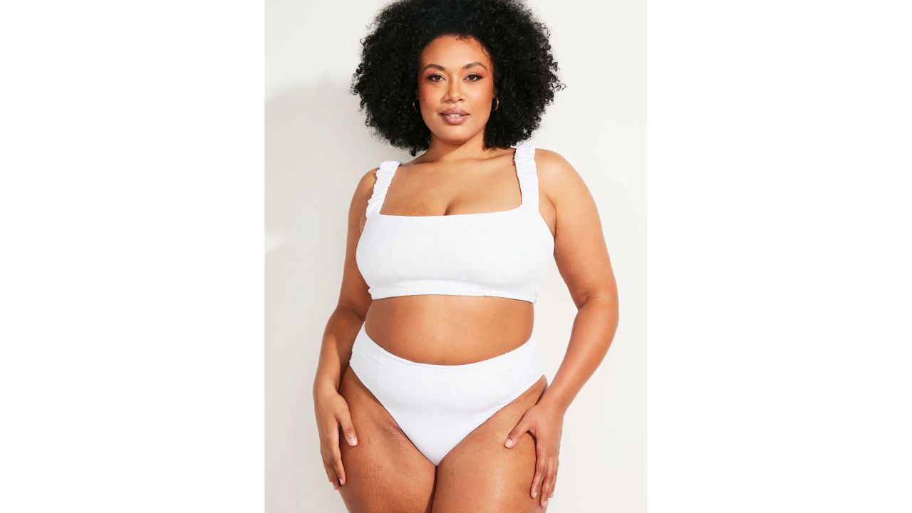 Nomads Current Top II swimsuit in white