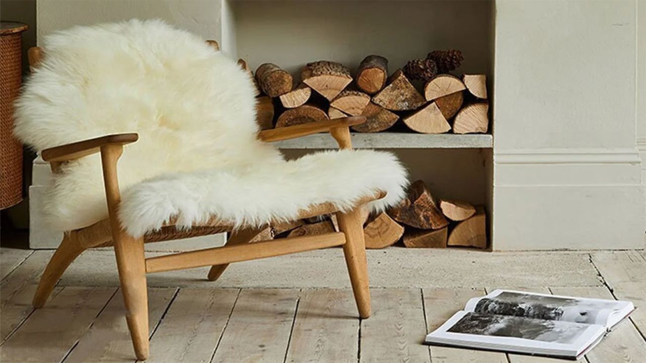 TheCollectiveChester Nordic Vegan Sheepskin Rug