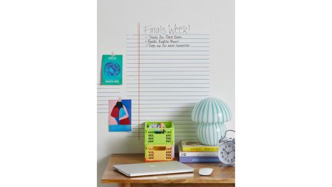 Notebook Paper Dry Erase Peel and Stick Giant Wall Decals